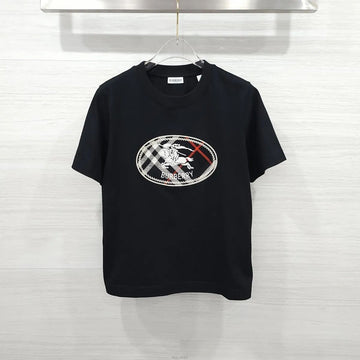 Burberry Check Night Stamp Short Sleeve T-Shirt 8128057 157414457 [P]