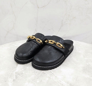 LOUIS VUITTON LV Cozy Monogram Comfort Clog Mule 1AB3OY 149689479 [P]