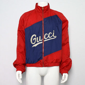 GUCCI ロゴプリントカラーブロックカジュアルメンズジャケット 618900 159003757 [P]