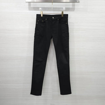 SAINT LAURENT Schwarze beschichtete Jeans 484345 157391495 [P]