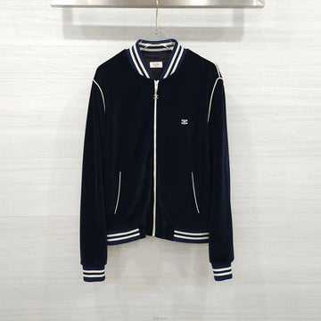 CELINE テディ ベルベット ジャージ ジャケット 2Y89C748Q 159003981 [P]