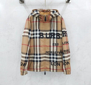 BURBERRY チェックフードジャケット 8050282 155393531 [P]