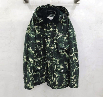 Burberry Rose Print Cotton Hooded Jacket 8081898 150500187 [P]