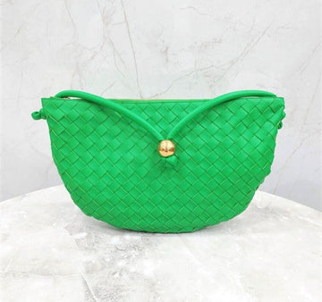 BOTTEGA VENETA Grünes Medium Turn Pouch Schultertasche 701024 123100491 [P]