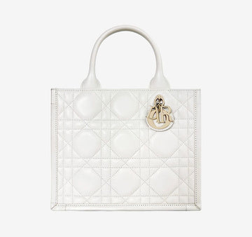 Dior Book Tote Small Leather White UZDCNQ6Y 157846574 [P]