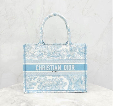 Dior Brand New Toady Medium Blue Tote Bag M1296ZTDT 141632842 [P]