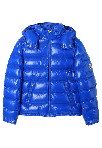 MONCLER MAYA Kinder Kapuzen-Daunenjacke blau 12-14 1A12520 68950 74J 140788425 [P]