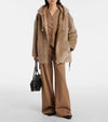 MAXMARA オリビアキューブ アルパカ＆ウール ダウンパーカー ベージュ 2529486105600 040 151142985 [P]