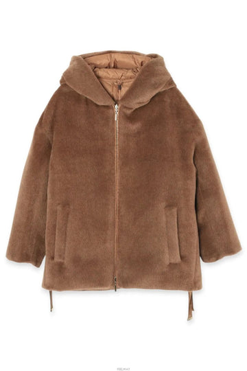 MAXMARA Olivia Cube Alpaka & Wolle Daunenparka Kamel 2529486105600 026 151142984 [P]