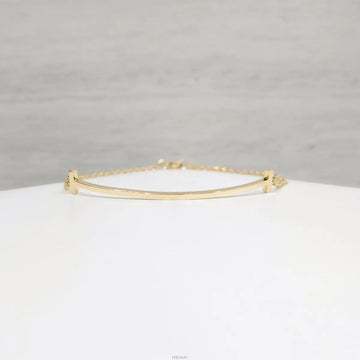 TIFFANY & CO 18k Smile Small Bracelet 18K Gelbgold M 36667257 159005291 [P]