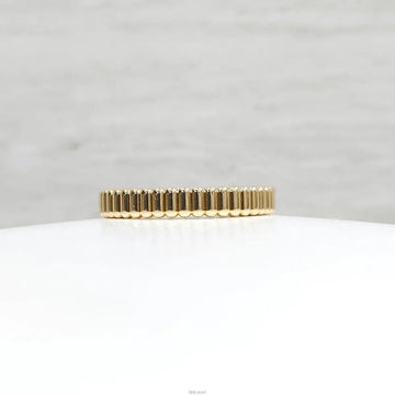 BOUCHERON 18Kゴログランウェディングバンドリング18Kイエローゴールド54号JAL01169 159005298 [P]