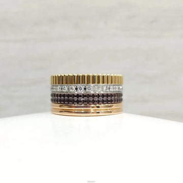 BOUCHERON クアトロ クラシック ラージ リング 60号 JRG00623 159005333 [P]