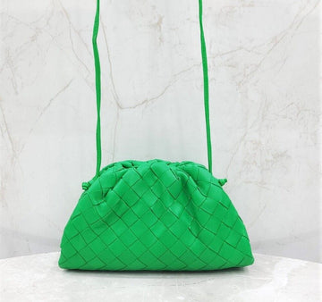 Bottega Veneta Green Mini Dumpling Pouch Shoulder Bag 585852 149403920 [P]