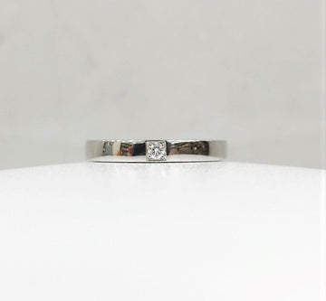 Bulgari Diamond Platinum Merrime Wedding Ring 48 150790373 [P]
