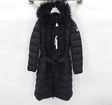 MONCLER フーデッドシアリングトリミングロングダウンパディング 152654527 [P]