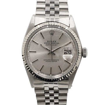 Rolex 1601 18K White Gold Bezel Datejust 36mm Steel Men's Watch aa65717 159019699 [P]