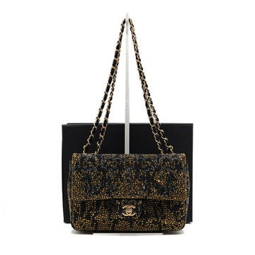 CHANEL マルチカラー スワロフスキー クリスタル ストラス クラシック フラップ リミテッド ゴールドチェーン レディース ショルダーバッグ aa66582 159019771 [P]