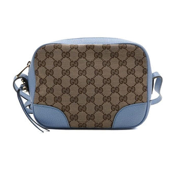 Gucci Blue Leather GG Micro Shimaleather Disco Shoulder Bag and Crossbody Bag 449413 159019795 [P]