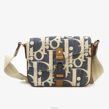 DIOR Oblique Denim Jacquard Satteltasche 9586839534 159021520 [P]