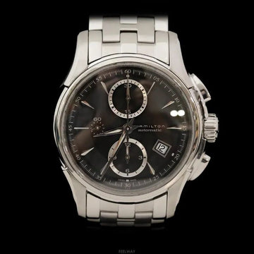 Hamilton Jazzmaster See-Through Back Steel Automatic Black 43MM 9576223489 159024342 [P]