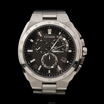 CITIZEN アテサ チタン クロノ ブラック 42mm T018505 159024481 [P]