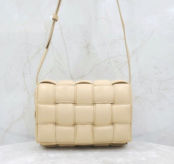 Bottega Veneta New Beige Cassette Padded Crossbody Bag Small 591970 150626605 [P]