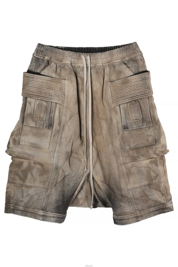 RICK OWENS Cargo-Pods aus gewaschenem Denim DU01F4382 DST 34 158395011 [P]