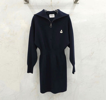 ISABEL MARANT Logo-Stickerei Strickkleid 132451975 [P]