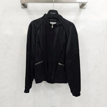 SAINT LAURENT Satin Teddy Bomberjacke 159062316 [P]