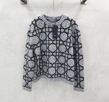 DIOR ブレンドジャカードセーター 483M643AT80 155797685 [P]