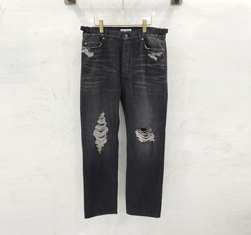 BALENCIAGA Relaxed Fit Lip Pants Schwarz 154780941 [P]