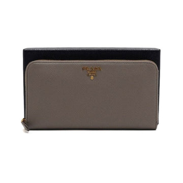 Prada 1ML506 ARGILLA Leather Zipper Long Wallet AA66606 159067823 [P]