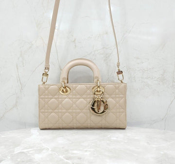 DIOR レディ ディジョイ ミディアム バッグ ラテ カナージュ M0540ONGE 155799886 [P]