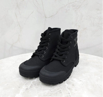Celine Black Bulky Lace-Up Boots 149806589 [P]