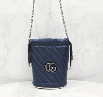 Gucci GG Marmont Chain Bucket Bag 573817 149096355 [P]