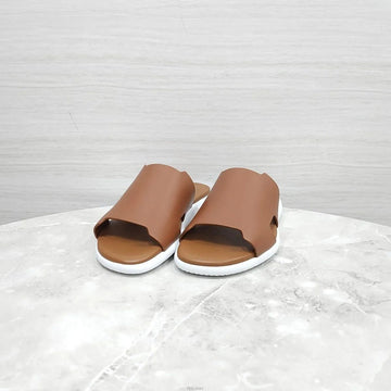 Hermes Emblem Sandal Slipper Gold H221854ZH 157579511 [P]