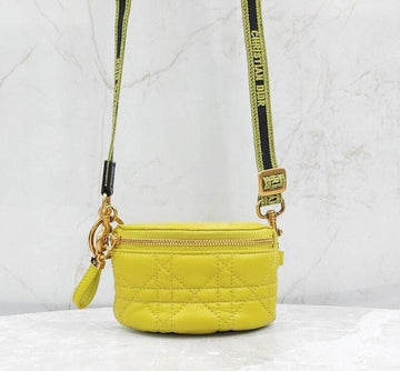 Dior New Item Caro Detachable Half-Moon Pouch Crossbody Bag 147747187 [P]