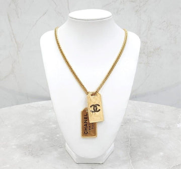 CHANEL Nummer Ketten Metall Gold Halskette AB3098 140784146 [P]