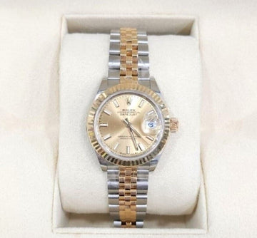 Rolex Datejust 28MM Yellow Gold Index Combination Watch 279173 145927566 [P]