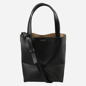 LOEWE 6F パズルミニトートバッグ ブラック A657V25X01 1100 159088054 [P]