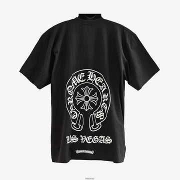 Chrome Hearts Las Vegas Horseshoe Logo Short Sleeve T-Shirt XL Black BBG 159088074 [P]
