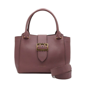 BURBERRY レザーグレイニーバックルMミディアムトートバッグ兼ショルダーバッグ4029021 159088263 [P]