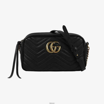 GUCCI マトラッセ ショルダーバッグ スモール ブラック 447632 159088610 [P]