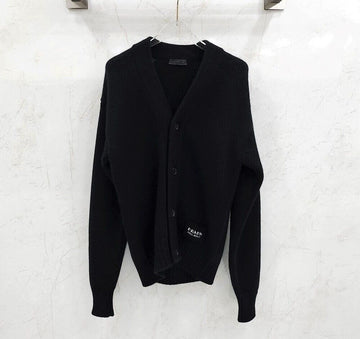 Prada Black Cashmere Cardigan UMG053 149229654 [P]