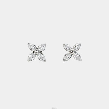 TIFFANY & CO Victoria Ohrringe Mini Platin 0.19 Karat JSORYX80 159089419 [P]