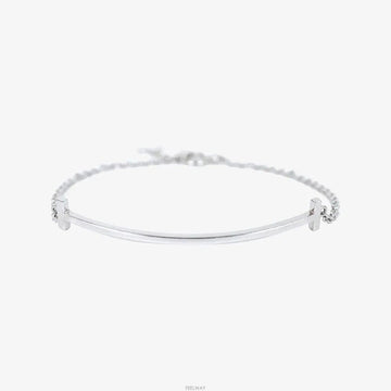 TIFFANY & CO t s T Smiley Armband S Größe Weißgold 7OT6H7WS 159089520 [P]