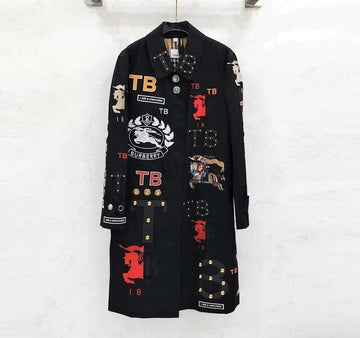 Burberry TV Limited Edition TB Stud Multi-Embroidered Trench Coat 145558648 [P]