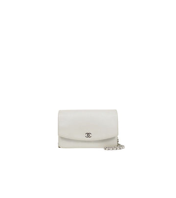 CHANEL シルバー WOC チェーン クロスバッグ 66097 159098750 [P]