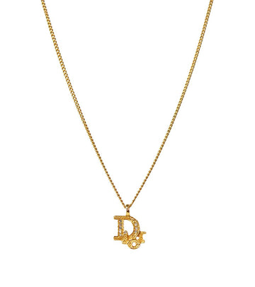 DIOR キュービックオブリークゴールドネックレス 65723 159103619 [P]