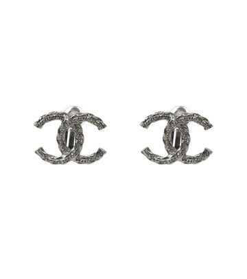 CHANEL B15B CC Ohrringe Silber 65012 159104945 [P]